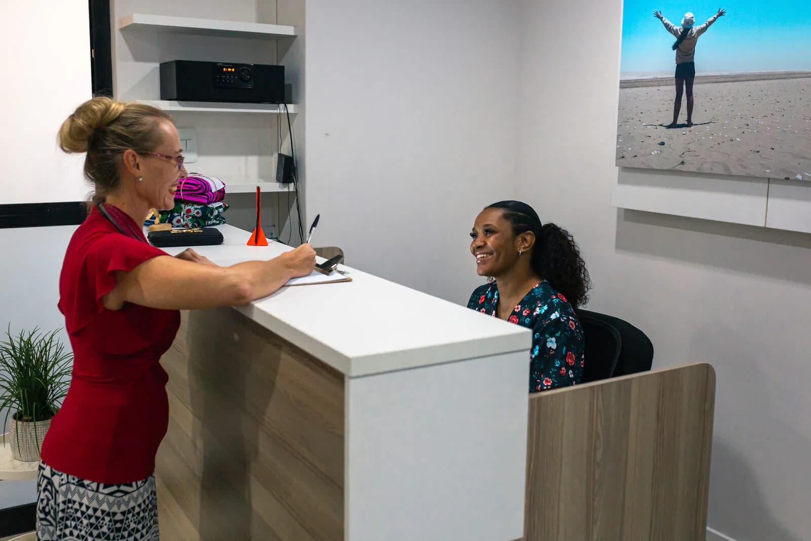 Reception at Anneli Müller Physiotherapy